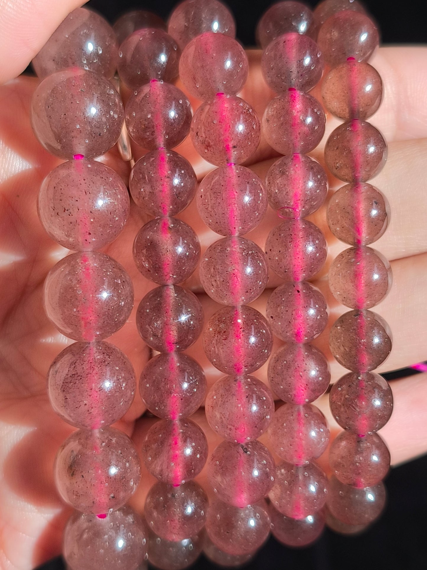 Bracelet Quartz fraise